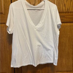 A New Day White Relaxed Short Sleeve T-Shirt